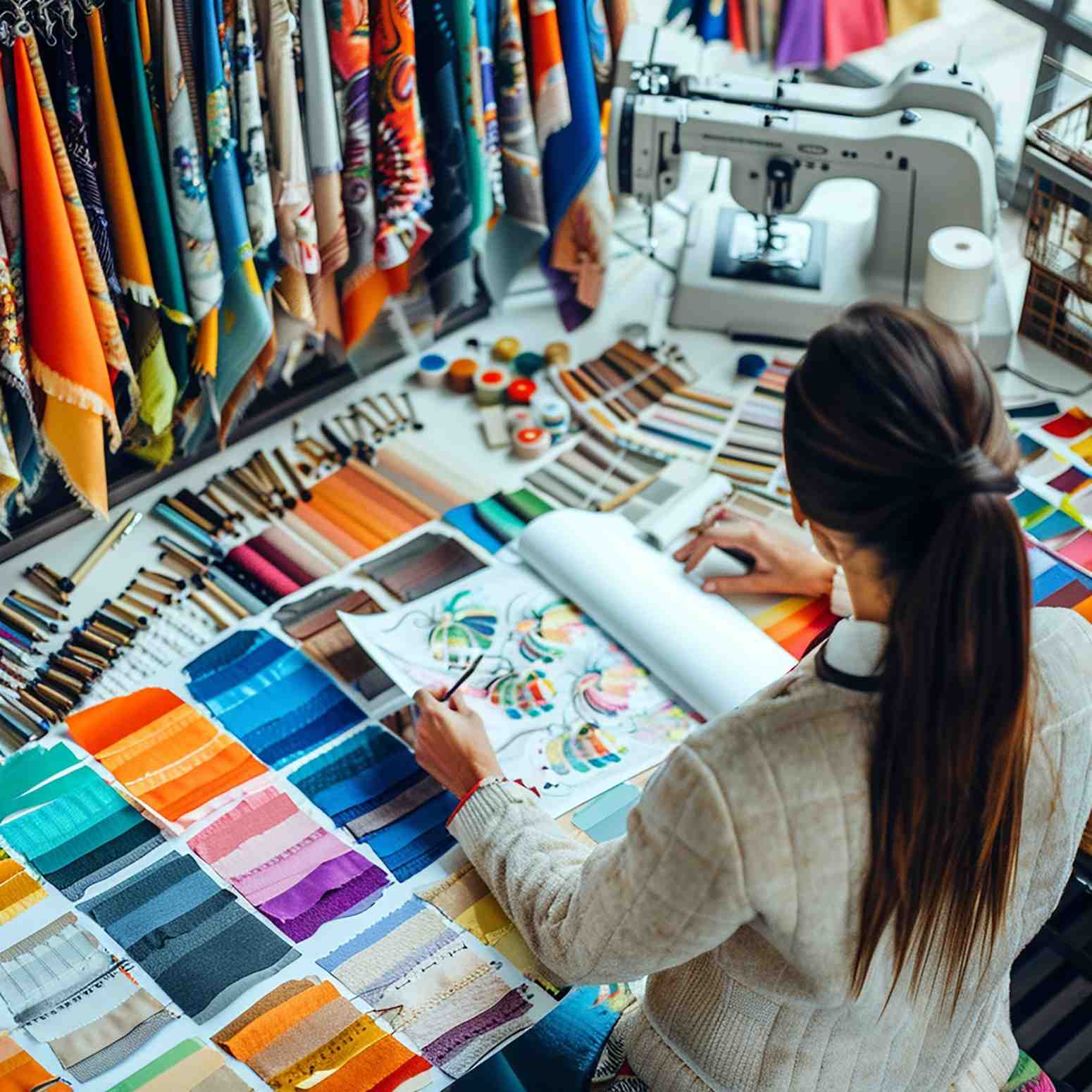 Children planting together