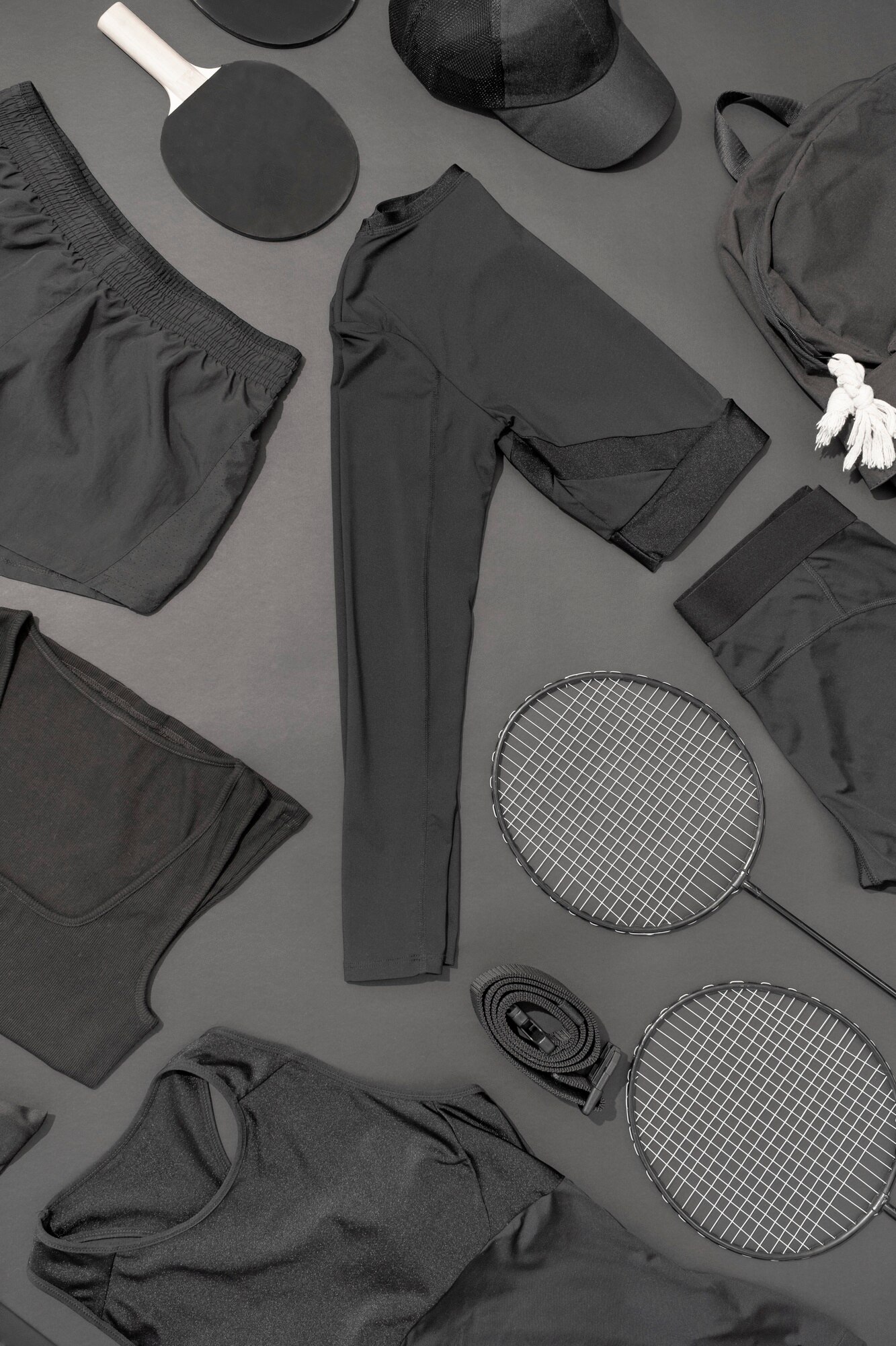 Startup team working on sportswear designs